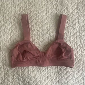 Parade Cloud Triangle Bralette in Hot Honey
